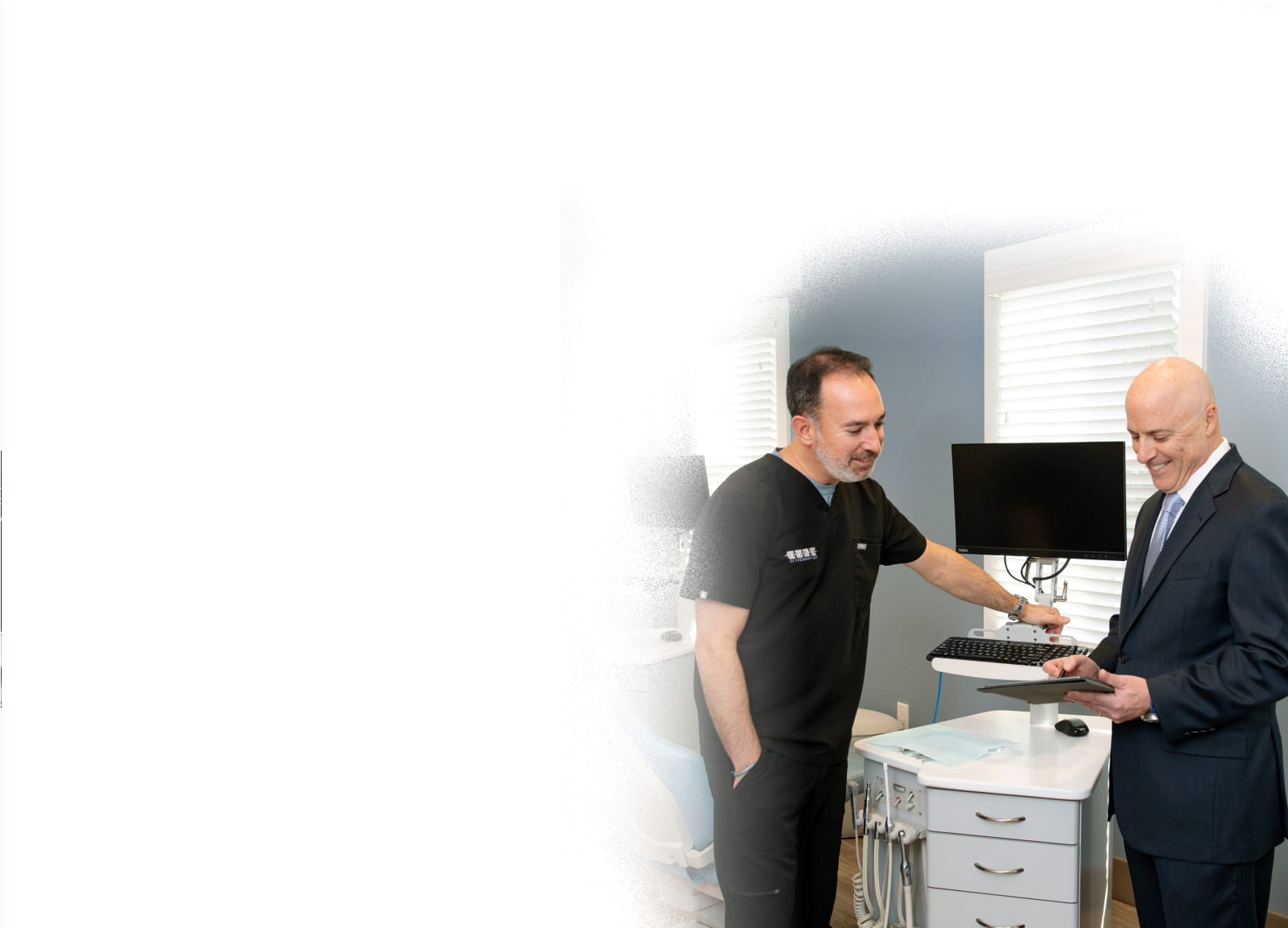 Modern dental practice consultation environment